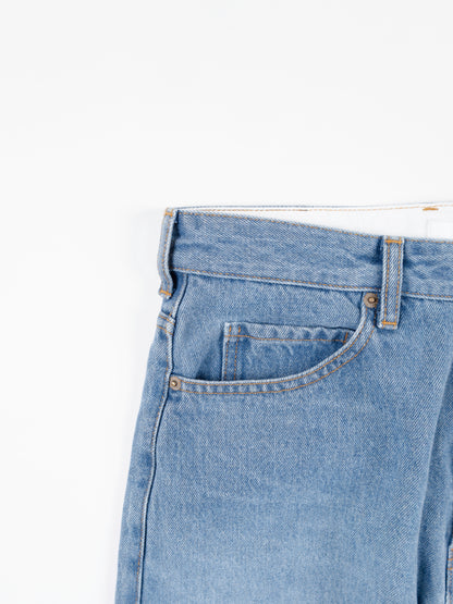 SILK/COTTON VINTAGE JEANS｜LIGHT BLUE