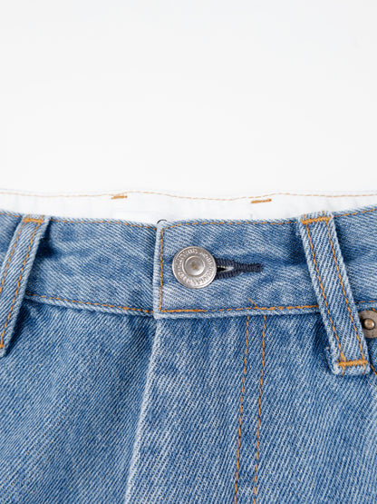 SILK/COTTON VINTAGE JEANS｜LIGHT BLUE