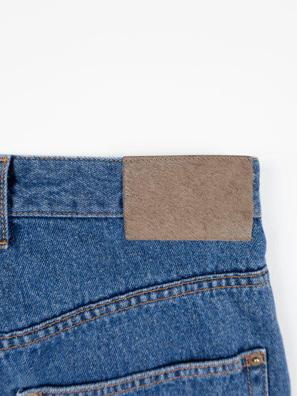 SILK/COTTON VINTAGE JEANS｜BLUE