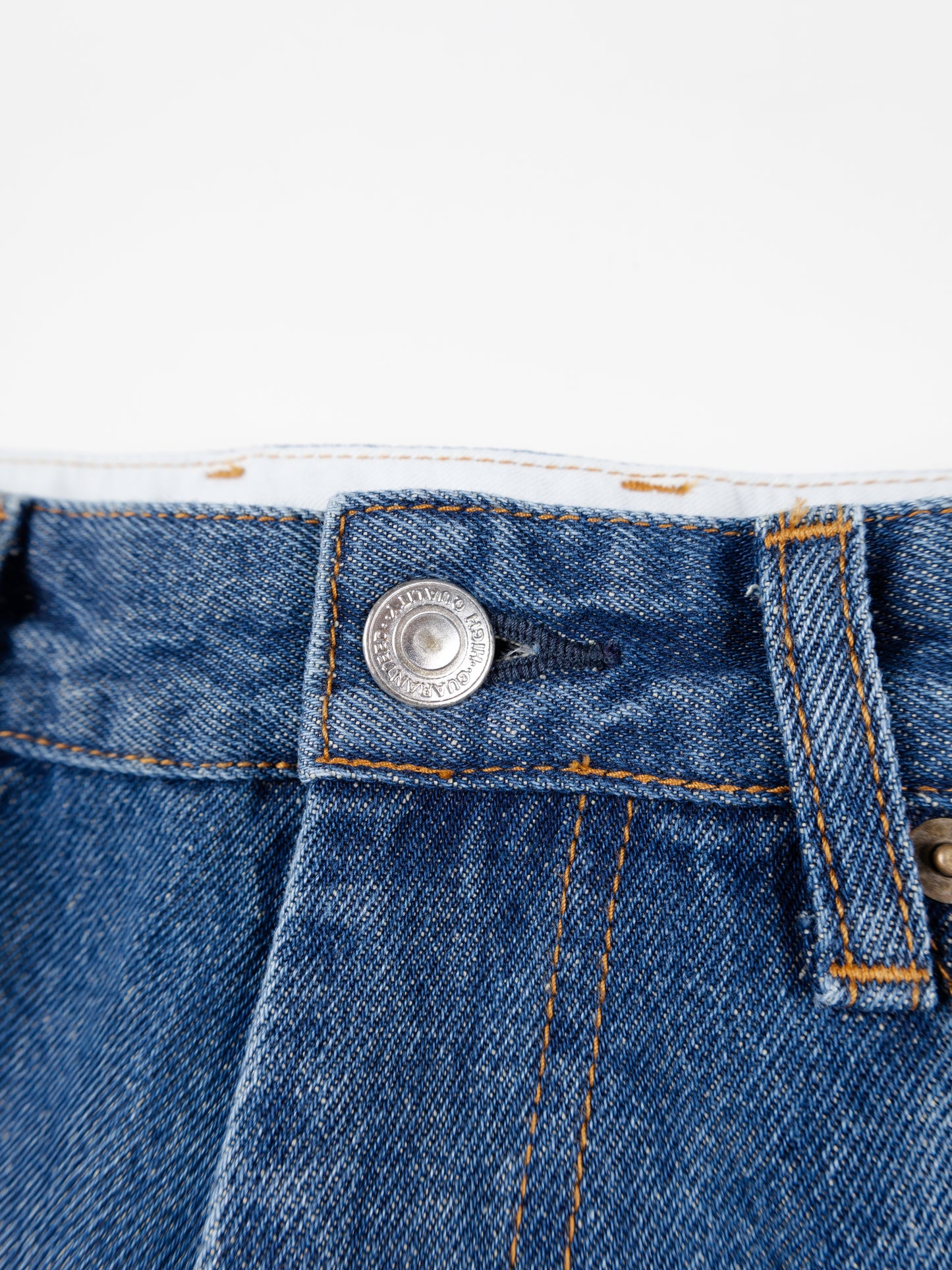 SILK/COTTON VINTAGE JEANS｜BLUE