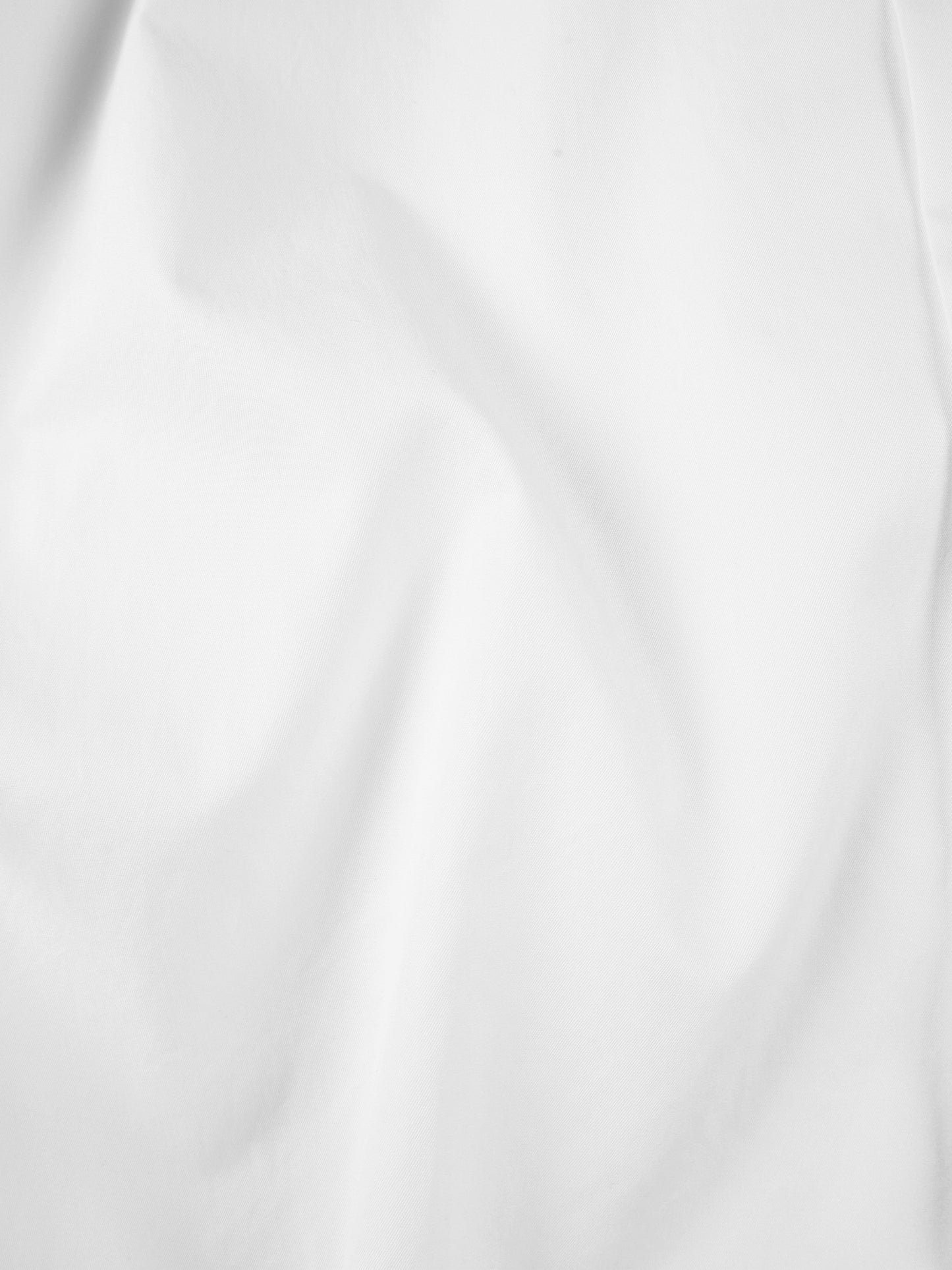 FINX COTTON TWILL HALF SLEEVE SHIRTS｜WHITE