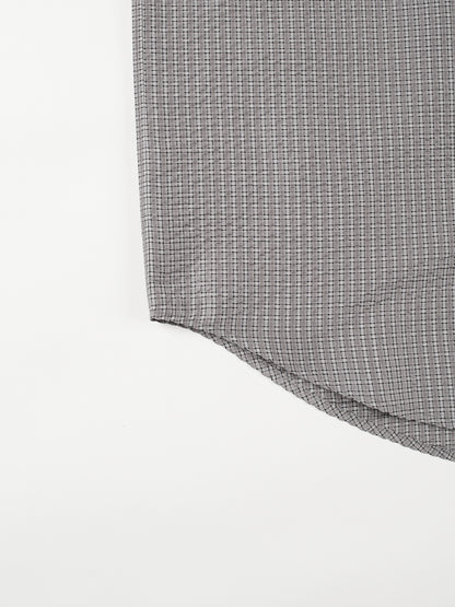SILK SUCKER CHECK SHIRTS｜GRAY CHECK