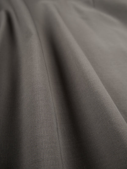Super160's WOOL/ PAPER HALF SLEEVE SHIRTS｜GRAY