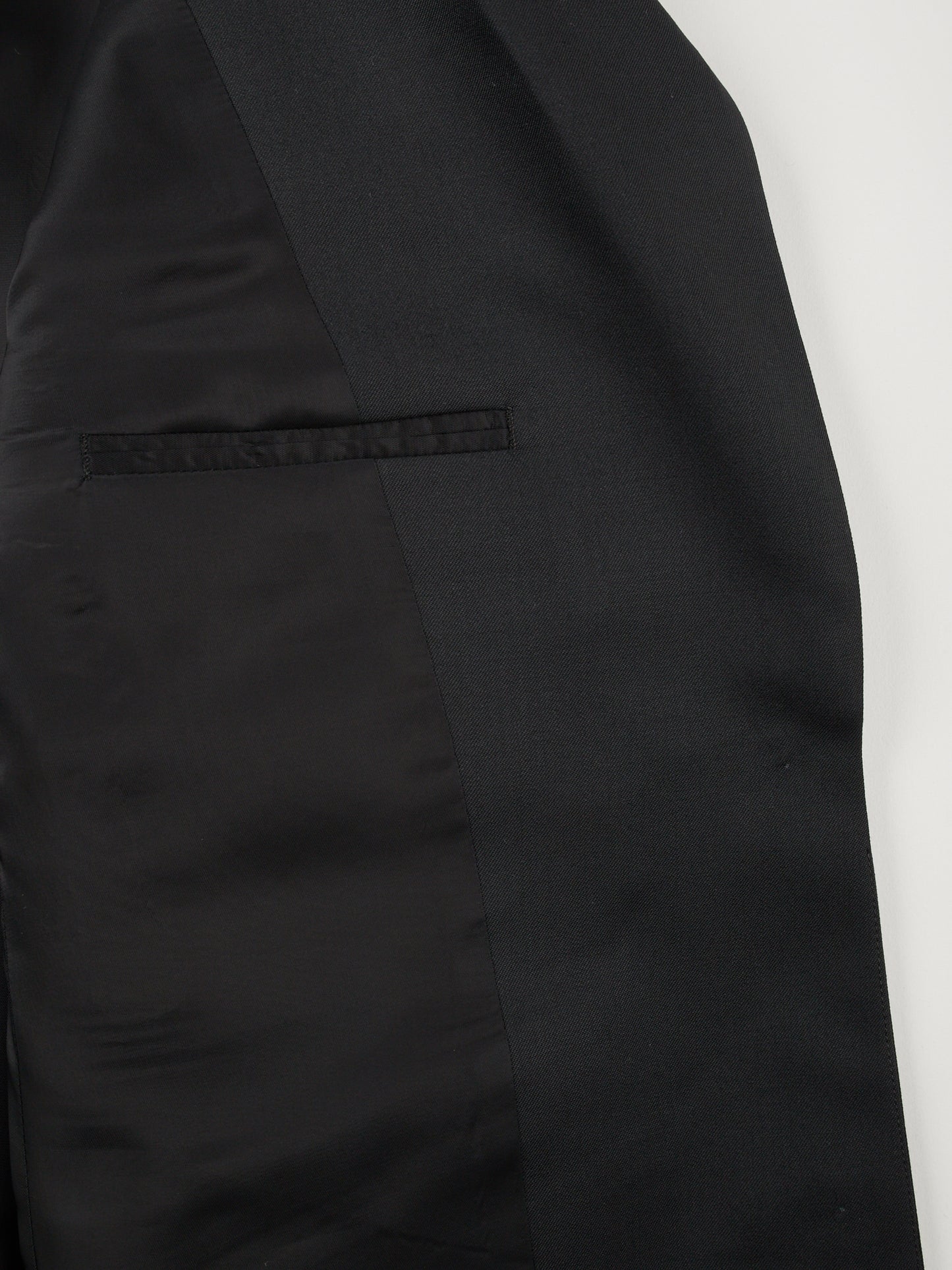 Super130's WOOL LIGHT GABARDINE TAILORED JACKET for WOMEN｜BLACK