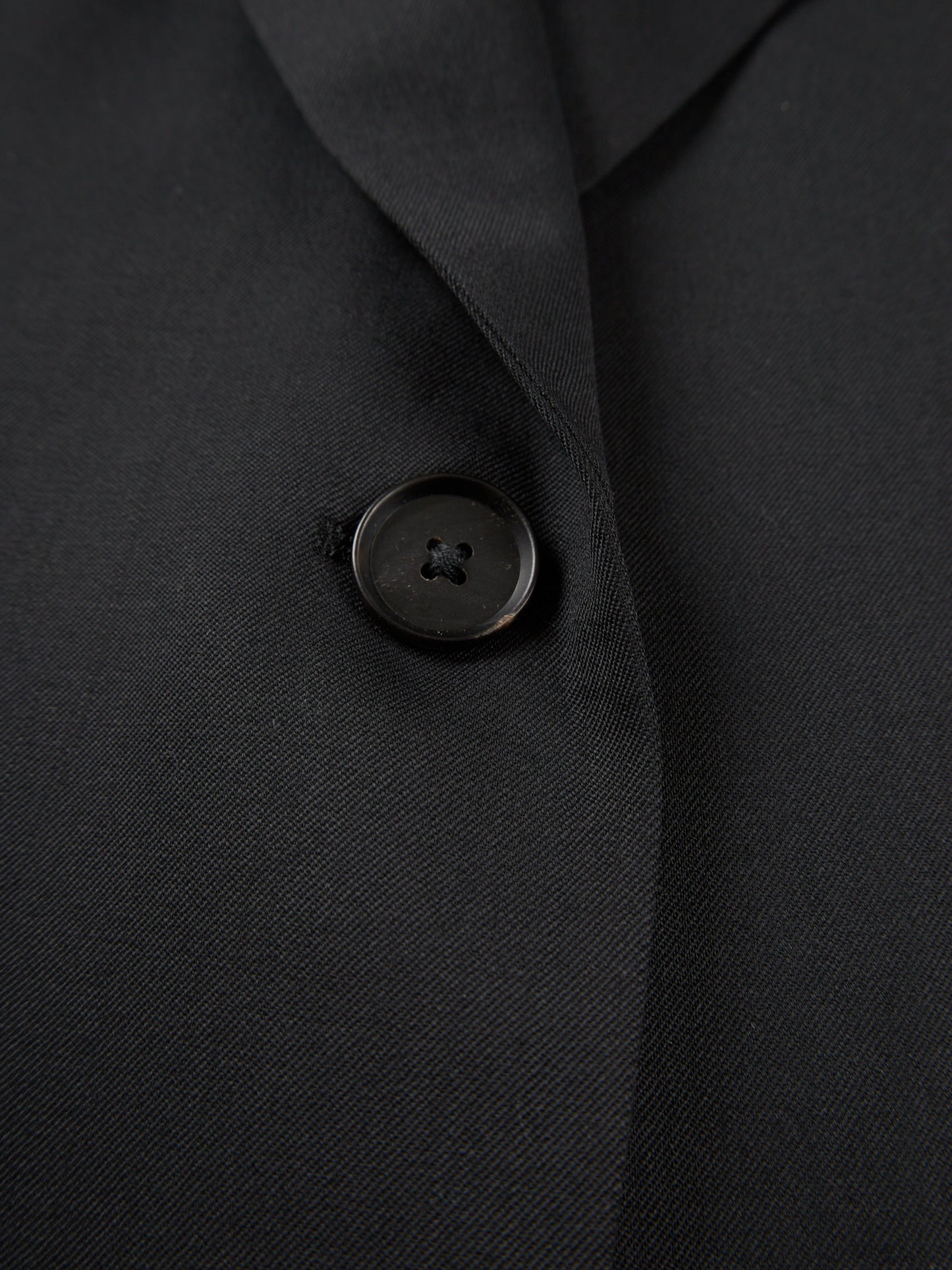 Super130's WOOL LIGHT GABARDINE TAILORED JACKET for WOMEN｜BLACK