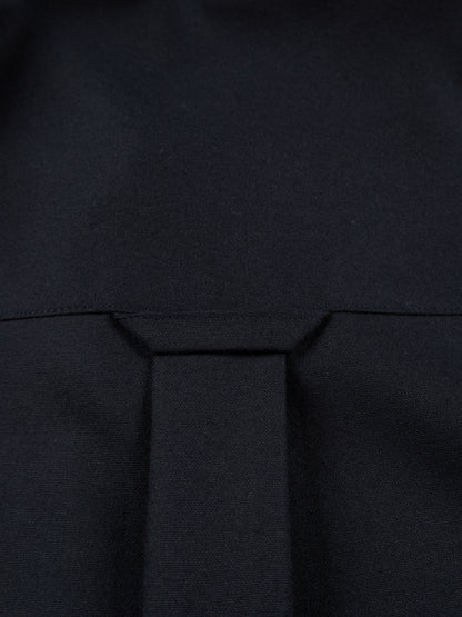 Super160's WOOL LIGHT MILLED SHIRTS｜SPACE NAVY