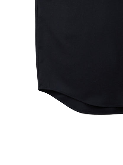 Super160's WOOL LIGHT MILLED SHIRTS｜SPACE NAVY