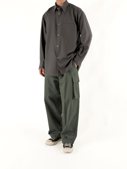 Model 176cm/62kg size L color MOCHA着用