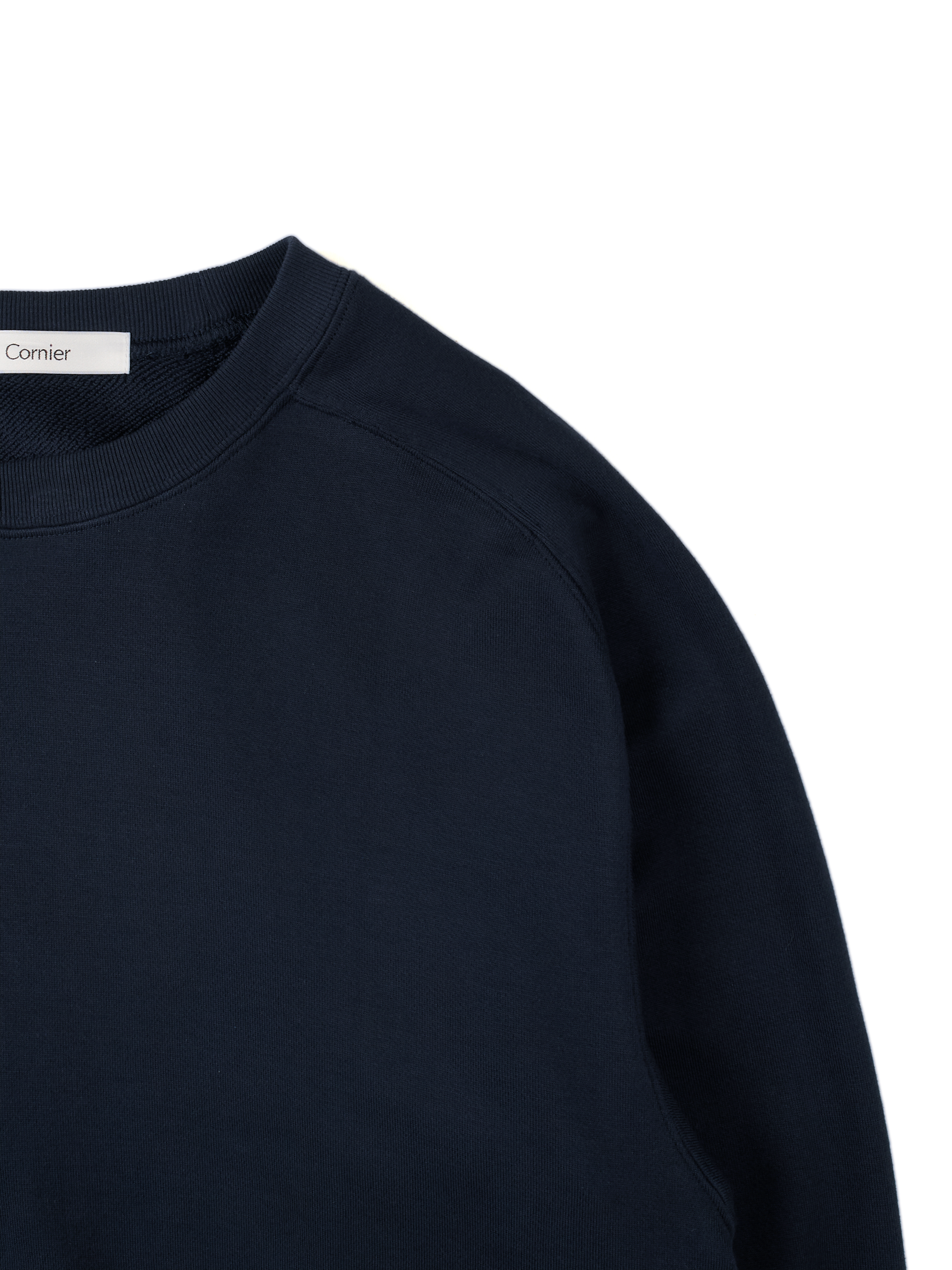 SUPIMA AGING JERSEY SWEAT SHIRTS|NAVY – Cornier SUPIMA AGING JERSEY SWEAT SHIRTS|NAVY – Cornier