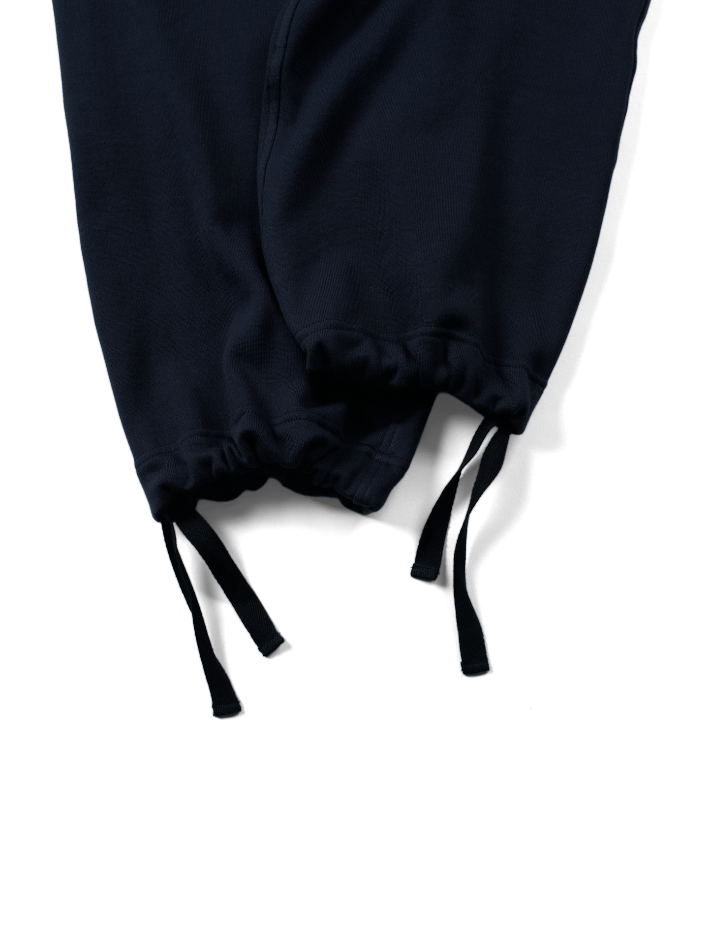 SUPIMA AGING JERSEY SWEAT PANTS｜NAVY