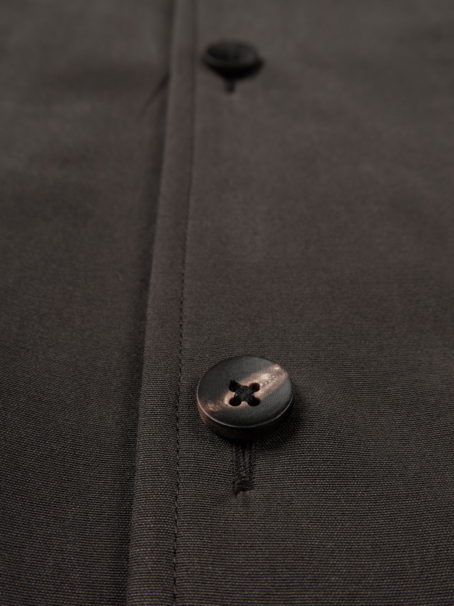 BRAZIL SILK COTTON INSULATED SHIRTS｜DARK BROWN