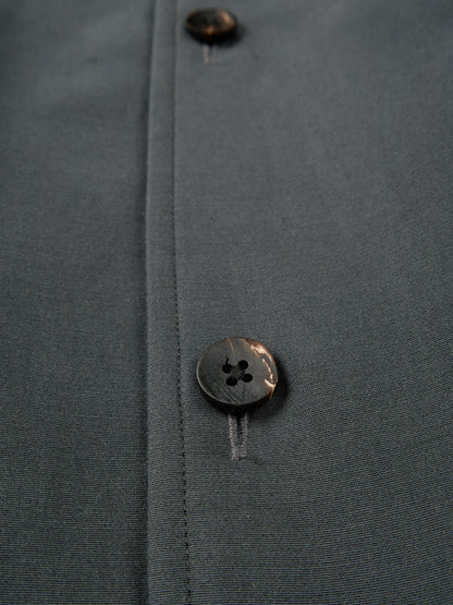 BRAZIL SILK COTTON INSULATED SHIRTS｜BLUE GRAY