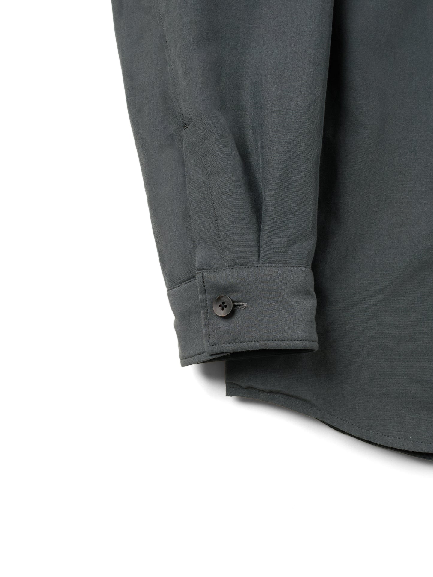 BRAZIL SILK COTTON INSULATED SHIRTS｜BLUE GRAY