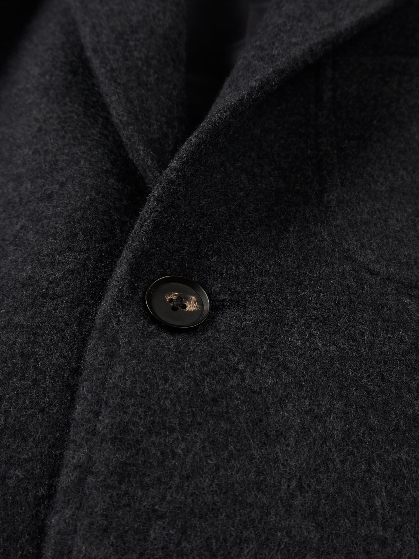 WOOL/CASHMERE MOSSER OVERSIZED JACKET｜TOP BLACK