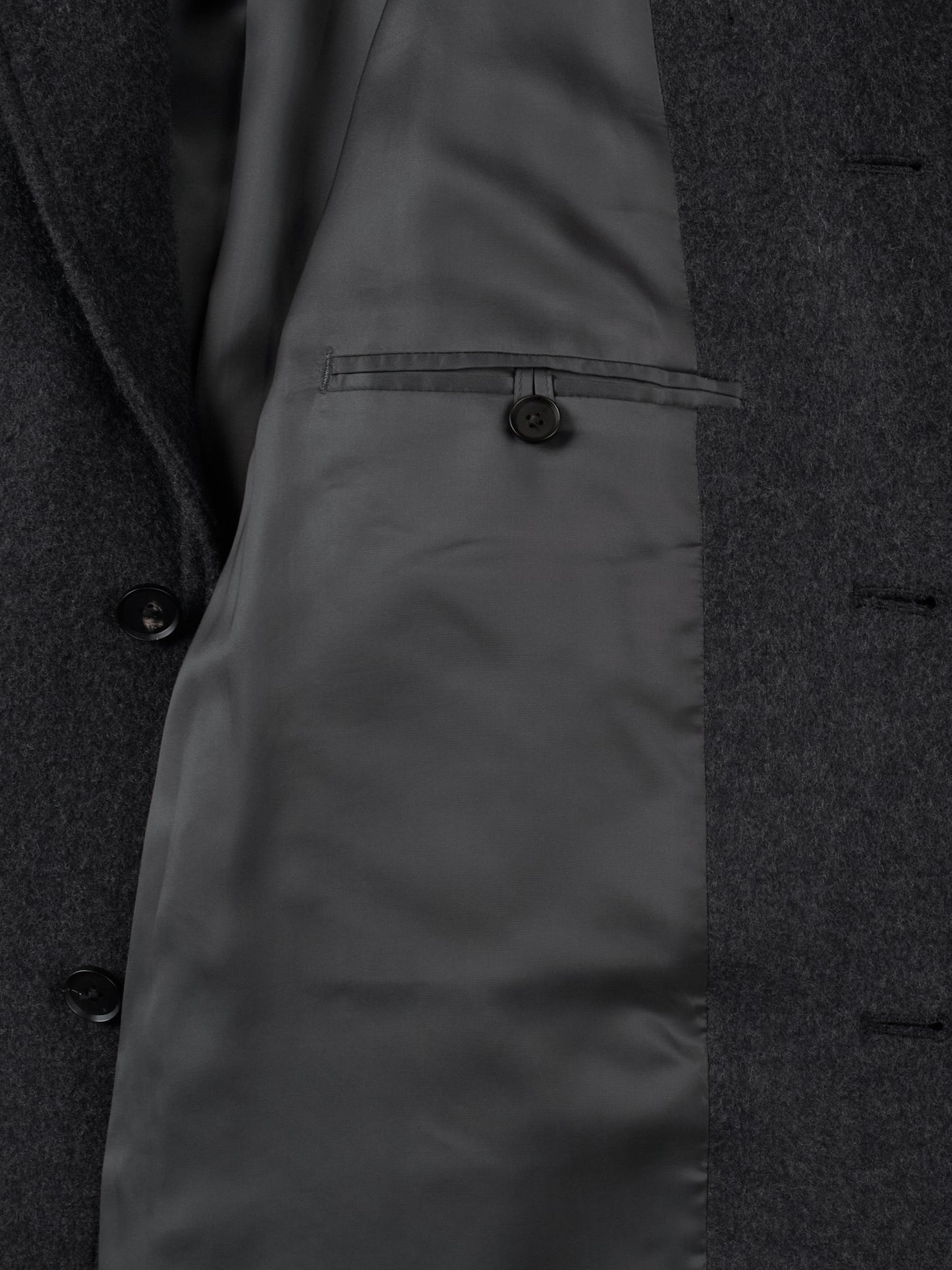 WOOL/CASHMERE MOSSER OVERSIZED JACKET｜TOP BLACK