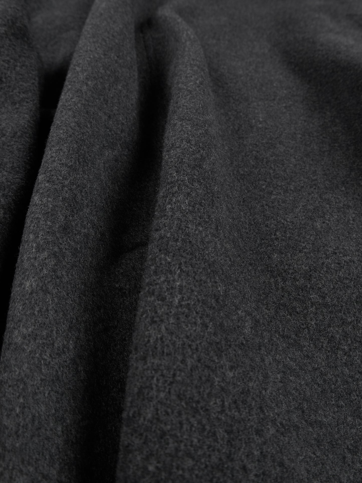 WOOL/CASHMERE MOSSER OVERSIZED JACKET｜TOP BLACK