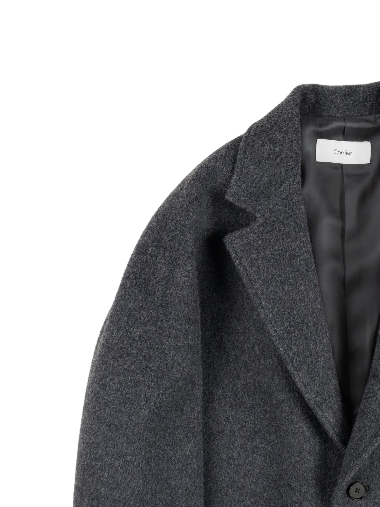 WOOL/CASHMERE MOSSER OVERSIZED JACKET｜TOP GRAY