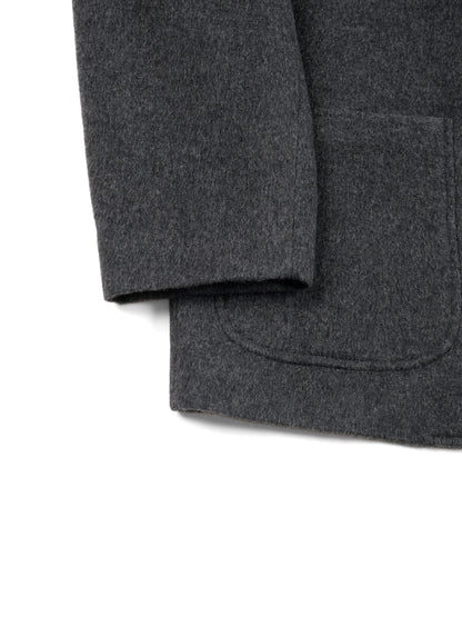 WOOL/CASHMERE MOSSER OVERSIZED JACKET｜TOP GRAY