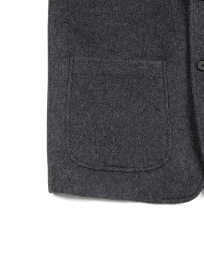 WOOL/CASHMERE MOSSER OVERSIZED JACKET｜TOP GRAY