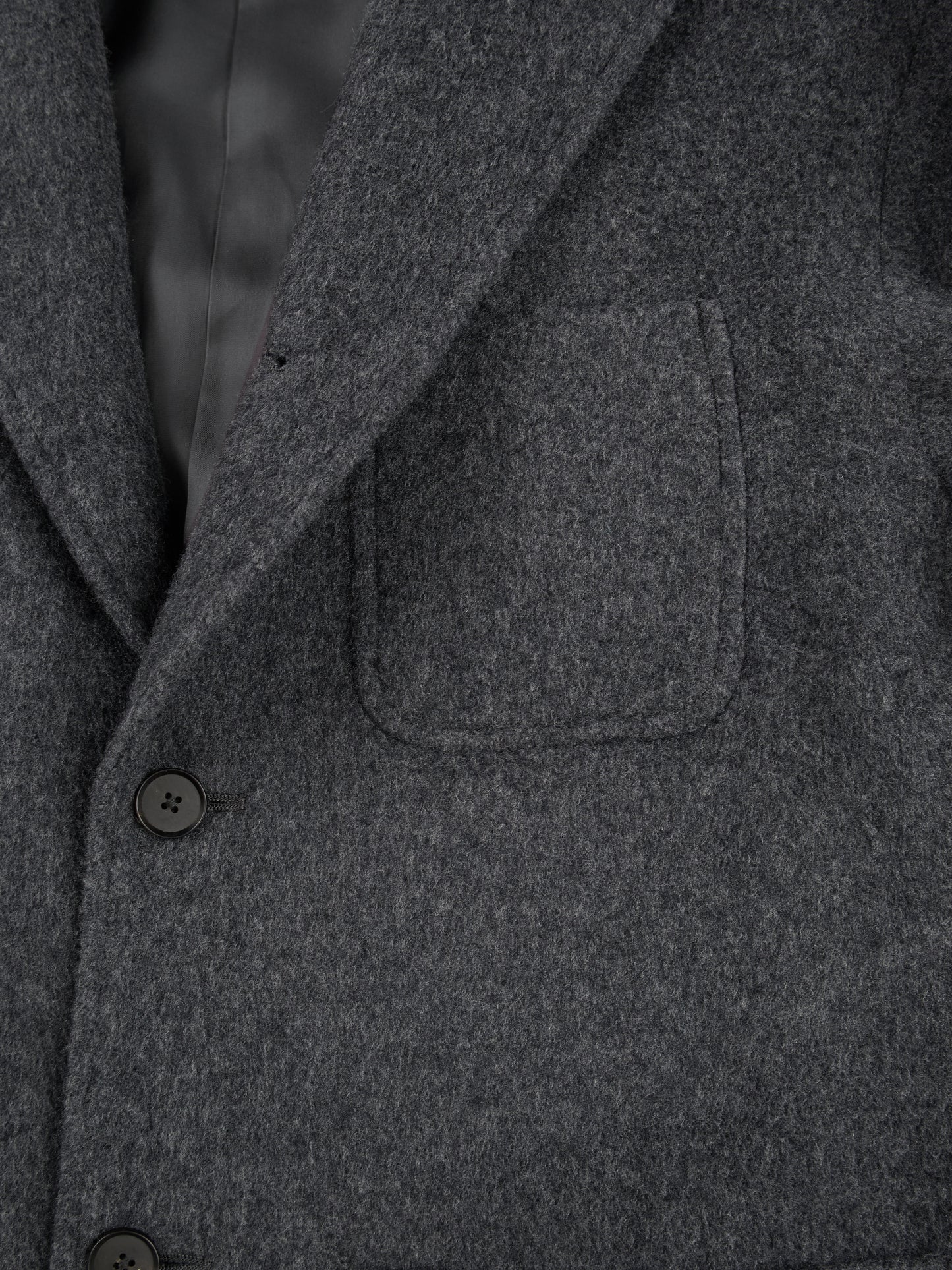 WOOL/CASHMERE MOSSER OVERSIZED JACKET｜TOP GRAY