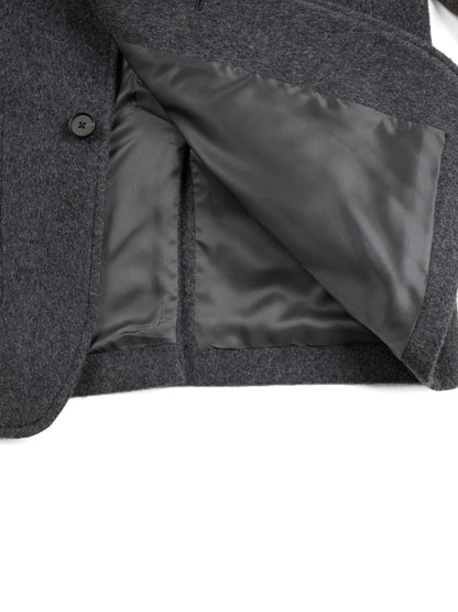 WOOL/CASHMERE MOSSER OVERSIZED JACKET｜TOP GRAY