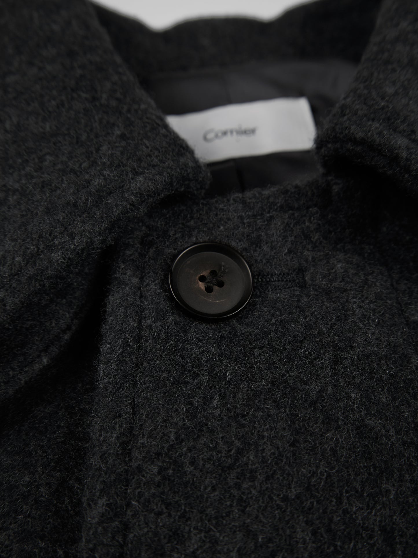 WOOL/CASHMERE MOSSER BALMACAAN COAT｜TOP BLACK