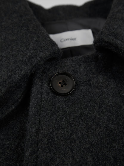 WOOL/CASHMERE MOSSER BALMACAAN COAT｜TOP BLACK