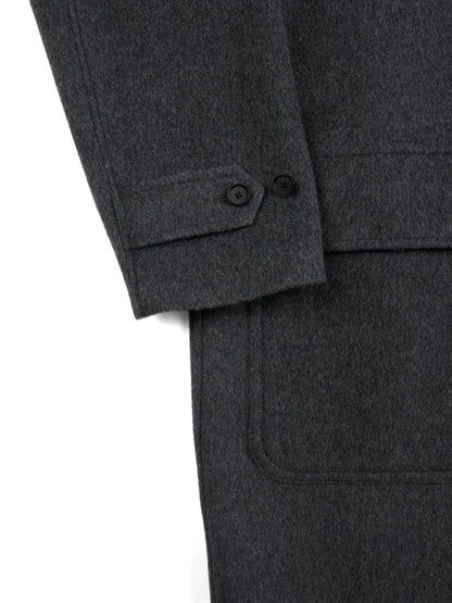 WOOL/CASHMERE MOSSER BALMACAAN COAT｜TOP GRAY