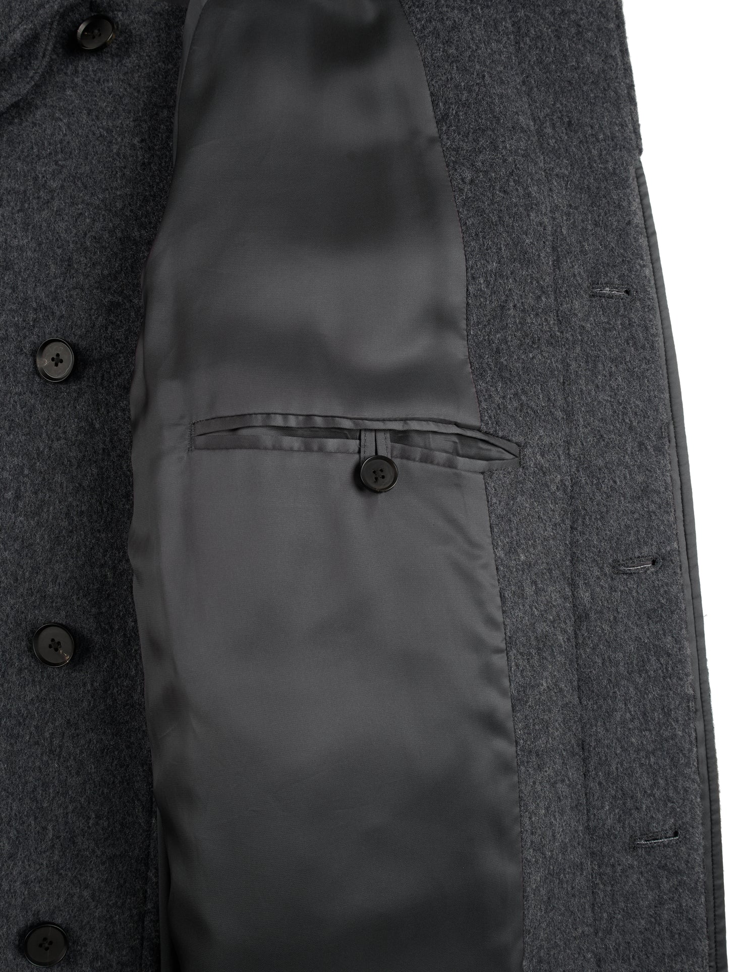 WOOL/CASHMERE MOSSER BALMACAAN COAT｜TOP GRAY