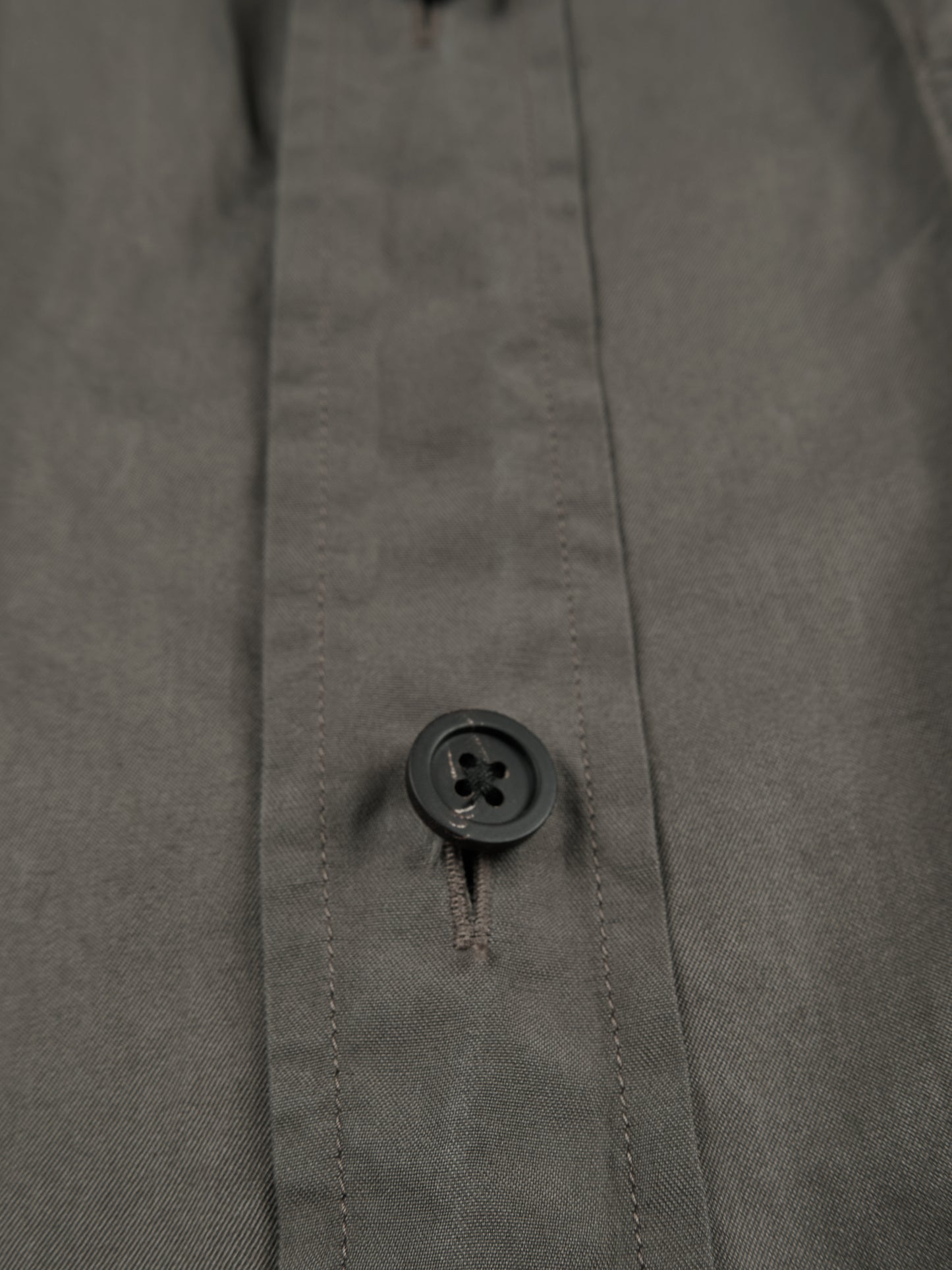 GARMENT DYED FINX COTTON TWILL BIG SHIRTS｜SMOKY BROWN
