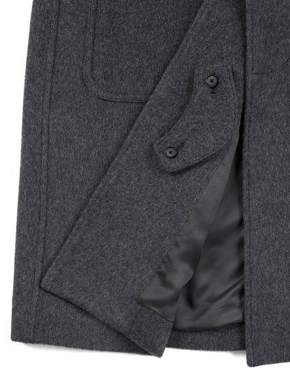 WOOL/CASHMERE MOSSER BALMACAAN COAT｜TOP GRAY
