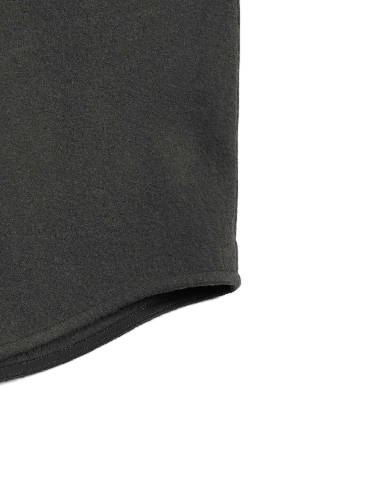 Super160's WOOL CRATER JERSEY SHIRTS｜GRAY