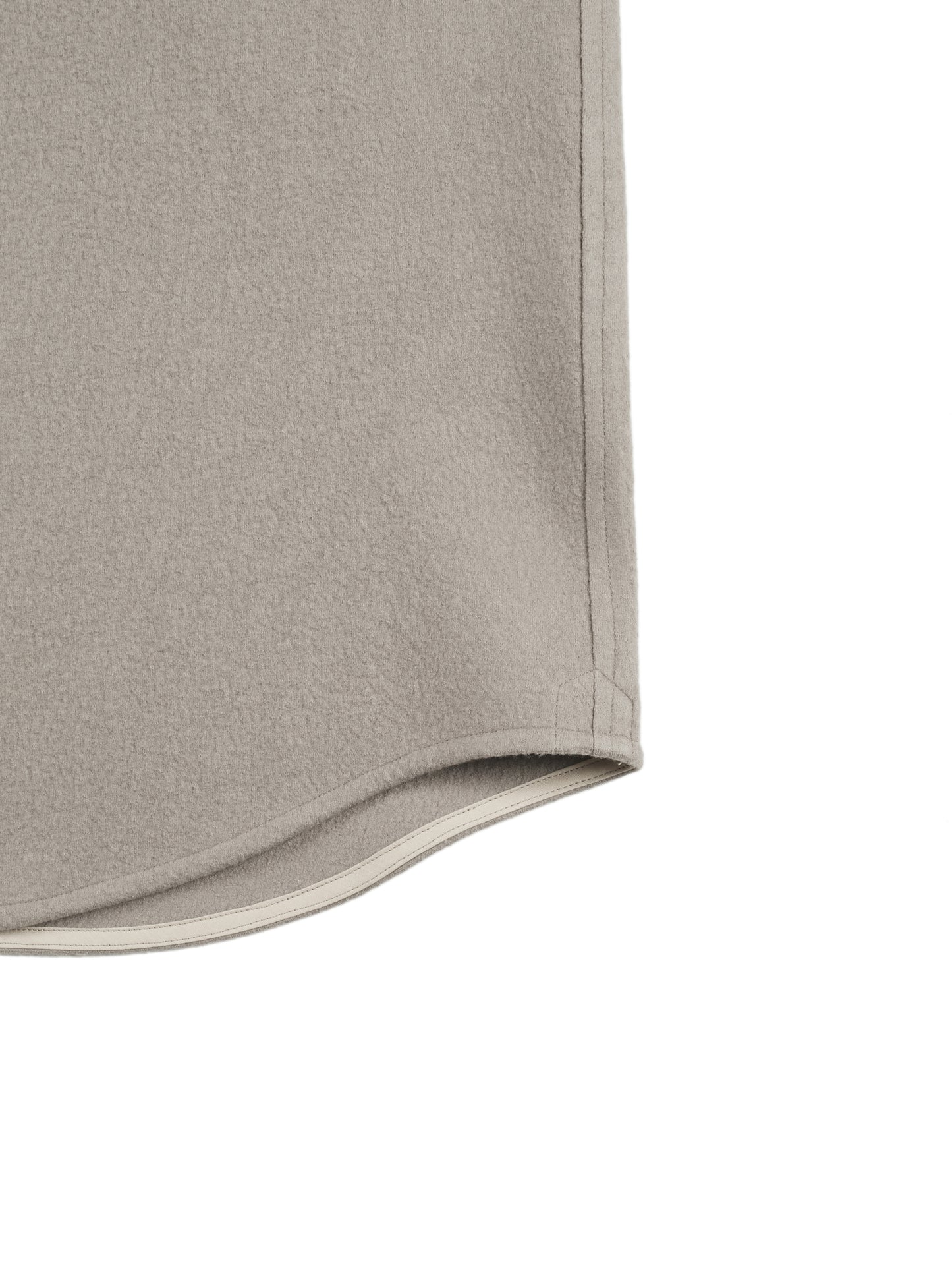 Super160's WOOL CRATER JERSEY SHIRTS｜GREIGE