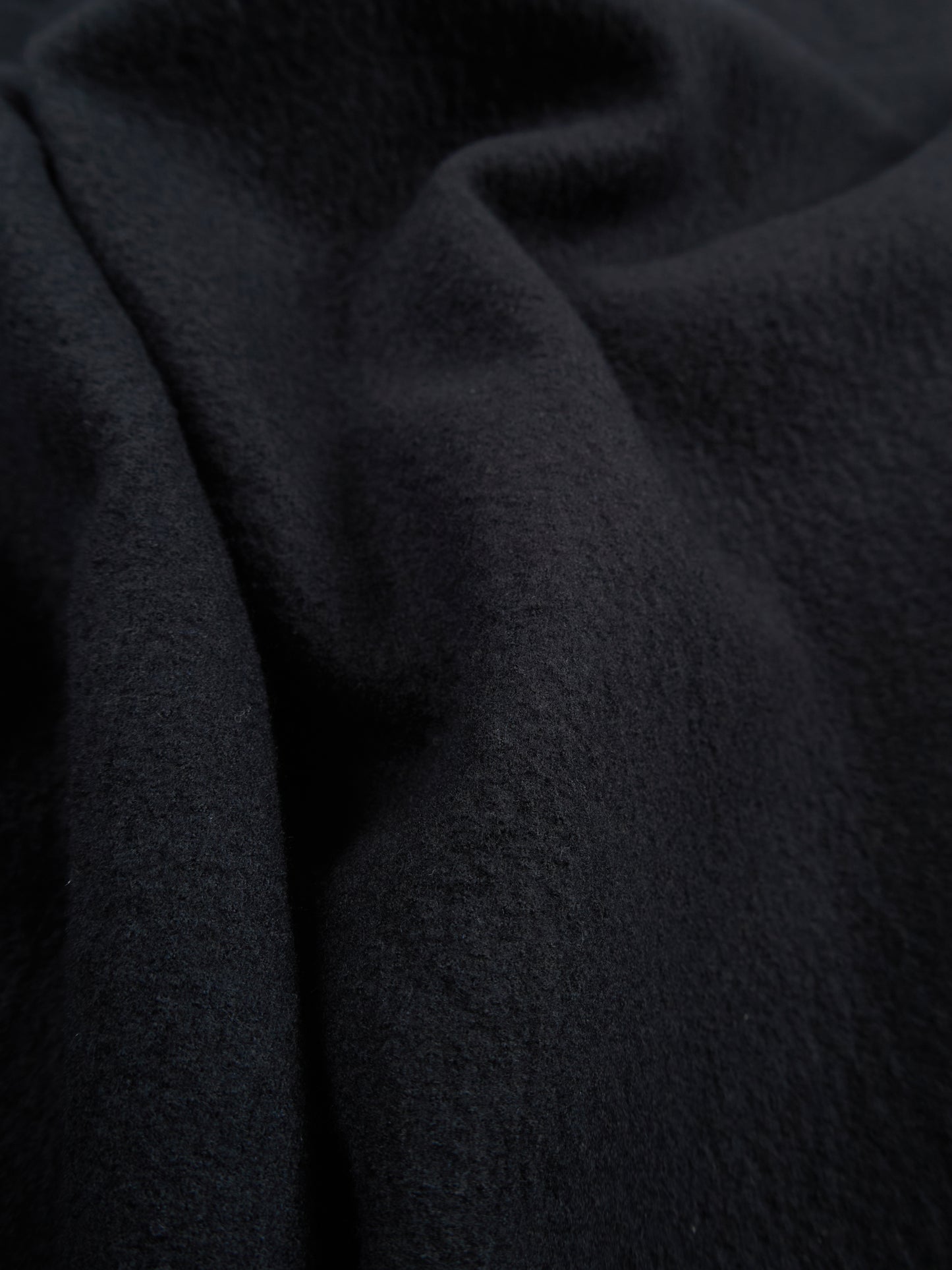 Super160's WOOL CRATER JERSEY BAKER PANTS｜BLACK