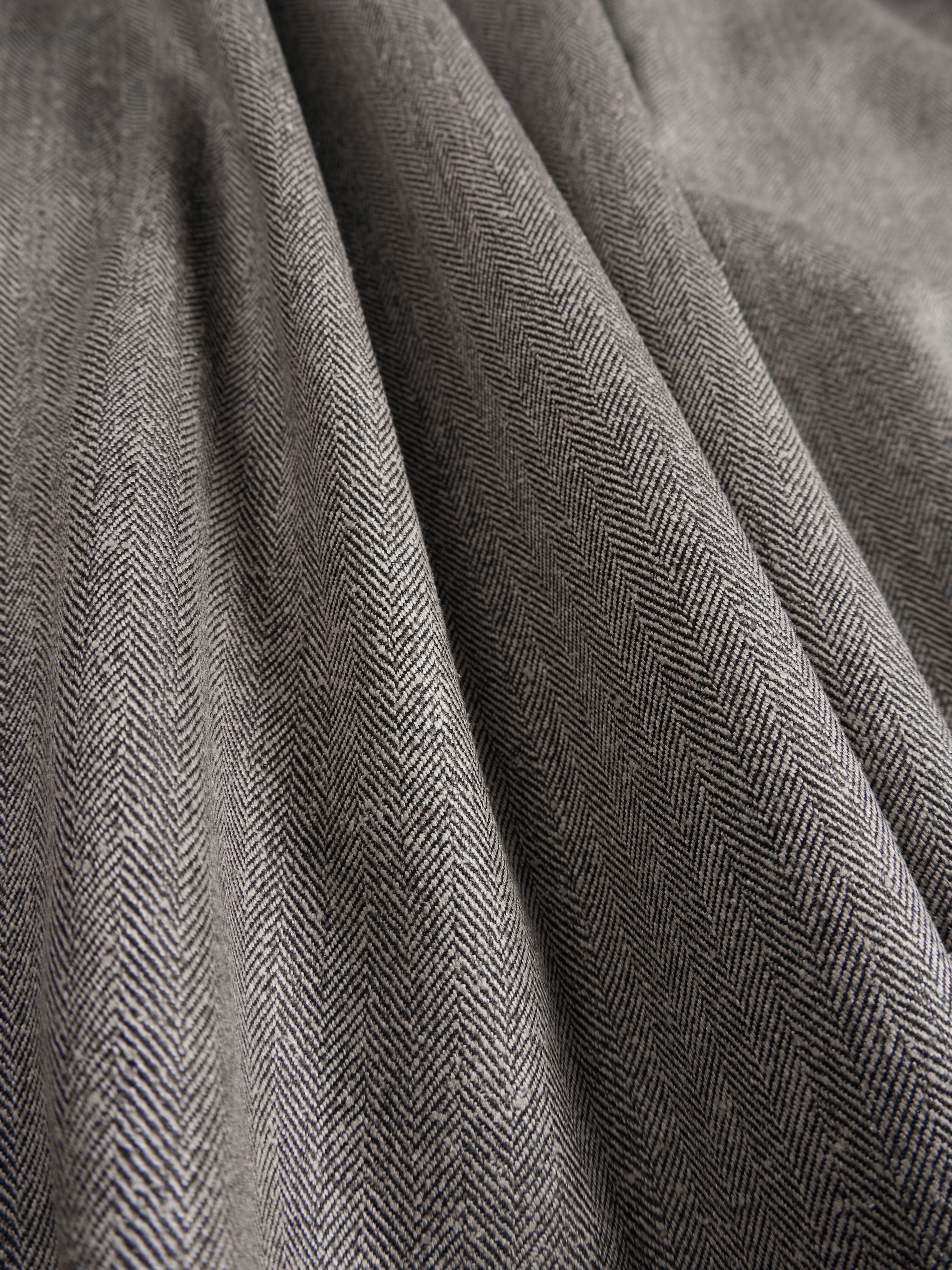 Super130's WOOL/SILK HERRINGBONE SHIRTS｜BROWN – Cornier