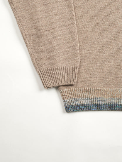 ALASHAN CASHMERE SWEATER｜TOP BEIGE