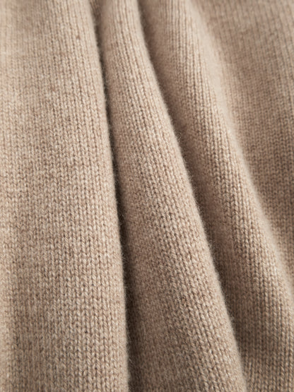 ALASHAN CASHMERE SWEATER｜TOP BEIGE