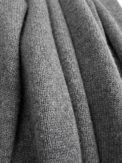 ALASHAN CASHMERE SWEATER｜TOP GRAY