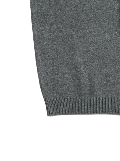 Super170's WOOL KNIT POLO SHIRTS｜M.GRAY