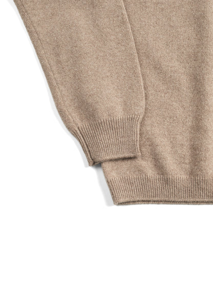 ALASHAN CASHMERE HIGH NECK SWEATER for WOMEN｜TOP BEIGE