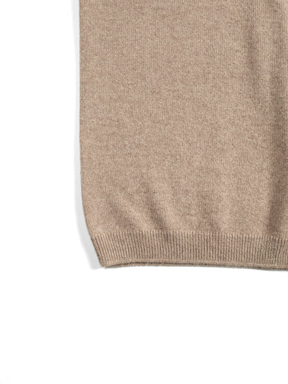 ALASHAN CASHMERE HIGH NECK SWEATER for WOMEN｜TOP BEIGE