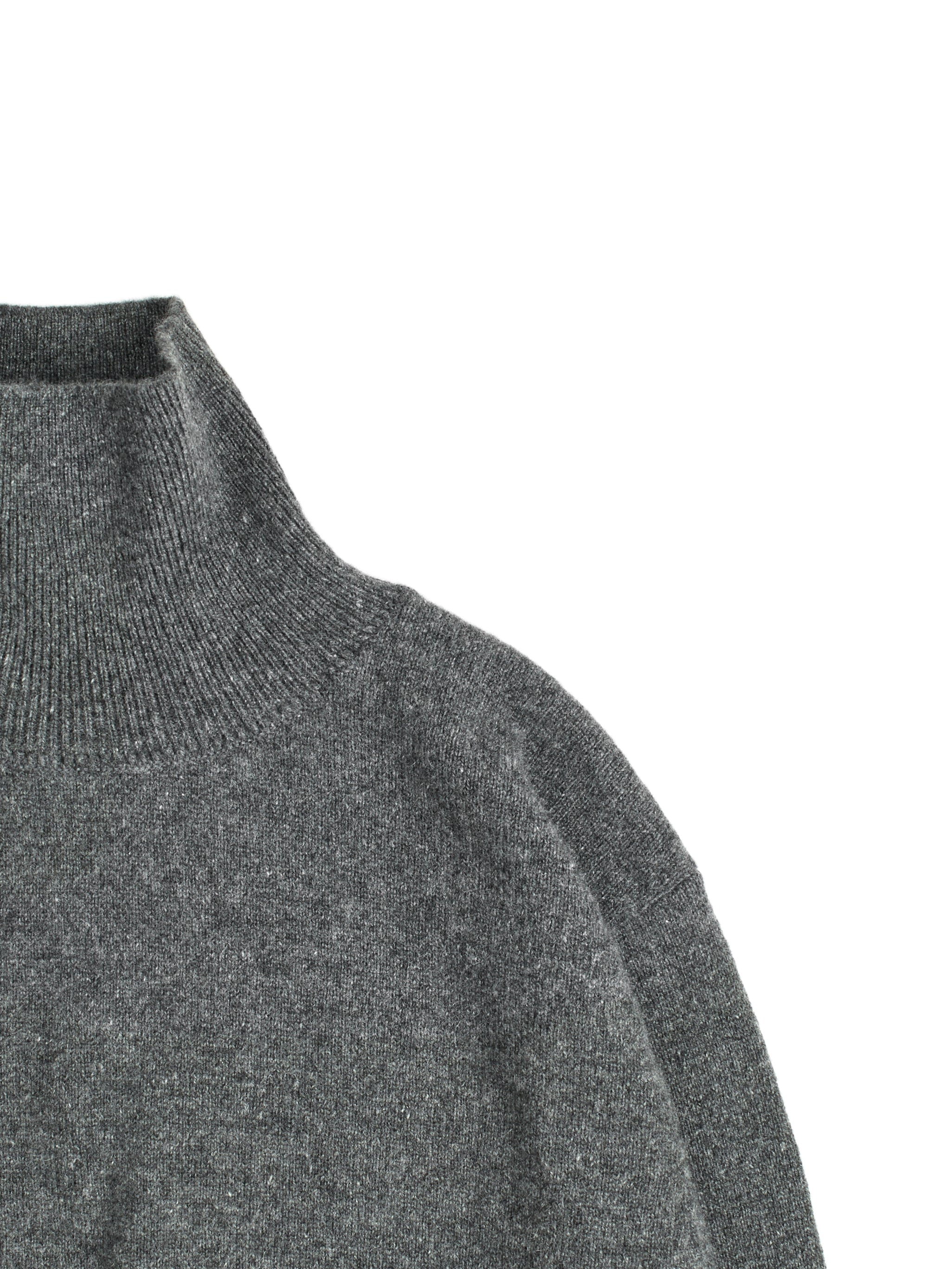 ALASHAN CASHMERE HIGH NECK SWEATER for WOMEN｜DARK GRAY – Cornier