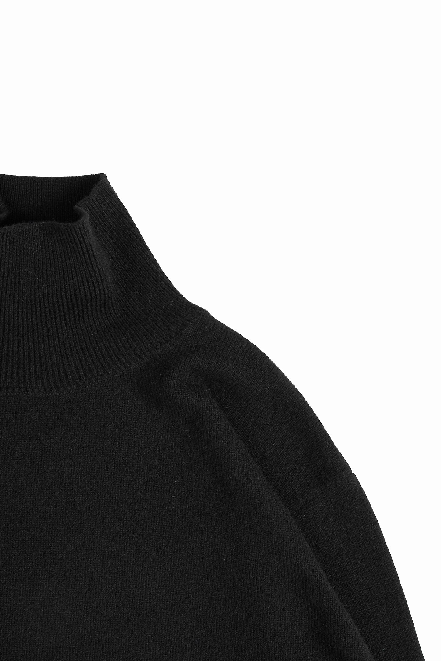 ALASHAN CASHMERE HIGH NECK SWEATER for WOMEN｜BLACK