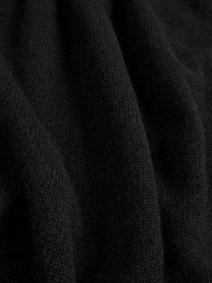 ALASHAN CASHMERE HIGH NECK SWEATER for WOMEN｜BLACK