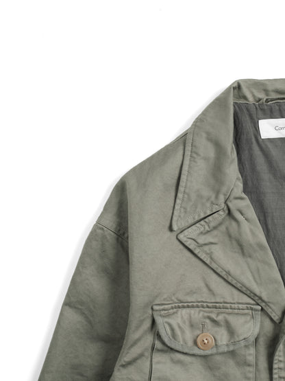GARMENT DYED  FINX/ZIMBABWE COTTON TWILL M-43 FIELD JKT｜MOCHA
