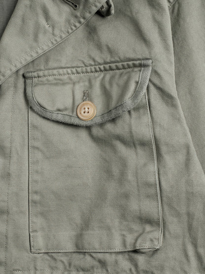 GARMENT DYED  FINX/ZIMBABWE COTTON TWILL M-43 FIELD JKT｜MOCHA