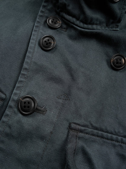 GARMENT DYED  FINX/ZIMBABWE COTTON TWILL M-43 FIELD JKT｜INK BLACK