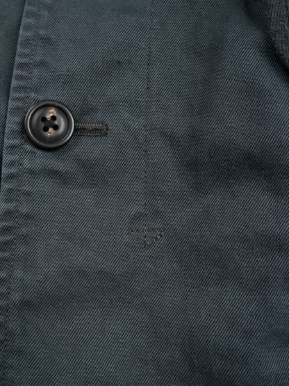 GARMENT DYED  FINX/ZIMBABWE COTTON TWILL M-43 FIELD JKT｜INK BLACK