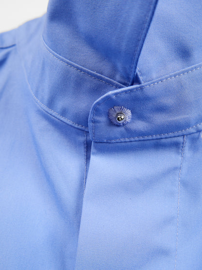 FINX COTTON WEATHER OVER SHIRTS｜BLUE