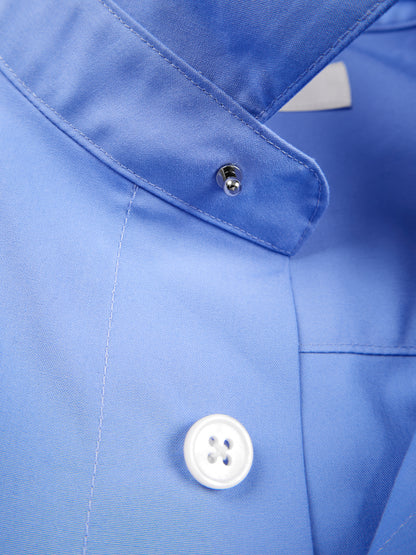 FINX COTTON WEATHER OVER SHIRTS｜BLUE